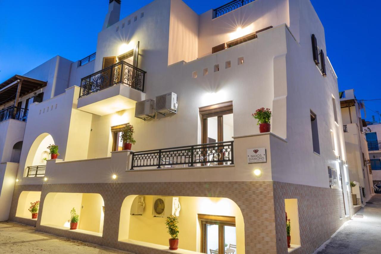 Naxos Diamond Studios Apartments Naxos City Экстерьер фото